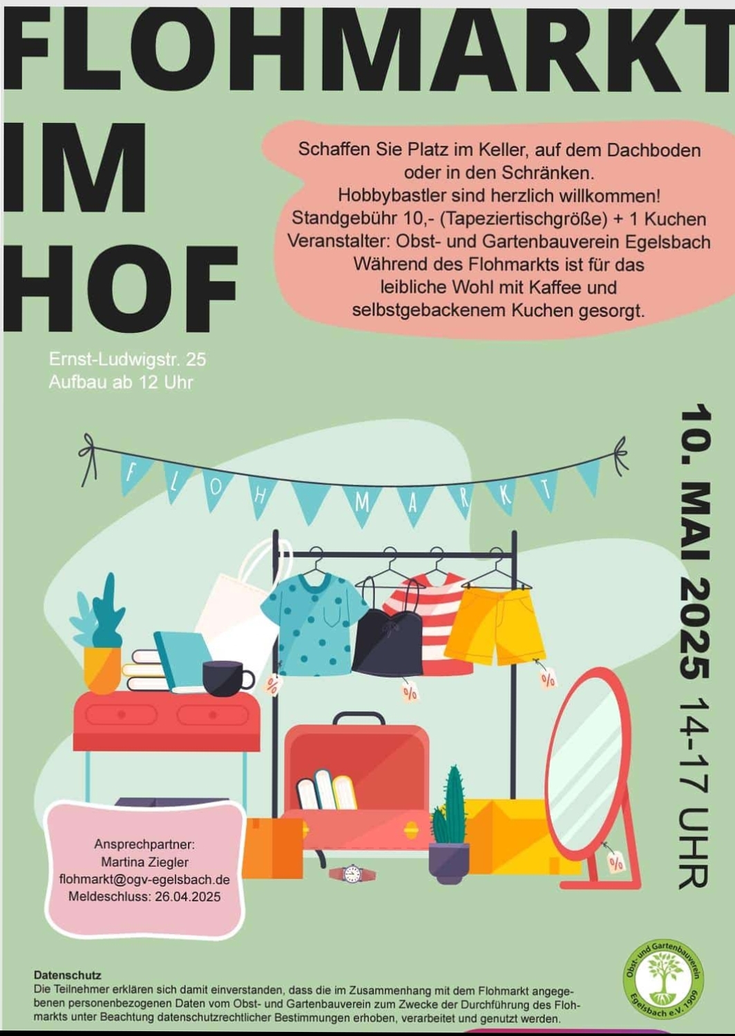 Plakat Flohmarkt